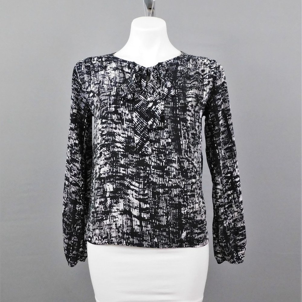 Peach Royal Women‎ Shirt Black White S